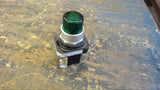 ALLEN-BRADLEY 800T-QB10 GREEN ILLUMINATED PUSH BUTTON 120 VOLT AC/DC