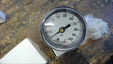 LOT OF 2--ASHCROFT 20W1001TH 01B XUC AIR GAUGE, 2", 1/8 NPT BACK, 0-100 PSI