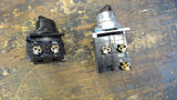 LOT OF 2 --SELECTOR SWITCHES, 1 EA 2 POSTION, 1 EA 3 POSITION