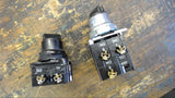 LOT OF 2 --SELECTOR SWITCHES, 1 EA 2 POSTION, 1 EA 3 POSITION