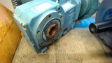 RELIANCE BB483LN140TC HOLLOW SHAFT GEAR REDUCER 18.78:1 RATIO,