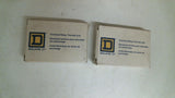 LOT OF 2 SQUARE D CC112.0 OVERLOAD RELAY THERMAL UNIT