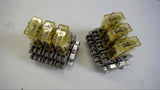 LOT OF 6 RY2S-UL RELAYS WITH BASE, 24 VDC COIL