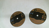 LOT OF 2 LAWSON A36-T-BS2, GRINDING DISC, 4 X 1/16 X 3/8