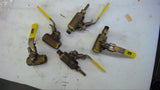 LOT OF 5 --- 1/4" BALL VALVES