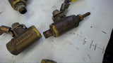 LOT OF 5 --- 1/4" BALL VALVES