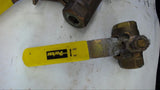 LOT OF 5 --- 1/4" BALL VALVES