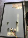 SQUARE D 8536SFA1V02S NEMA SIZE 4 STARTER MOUNTED IN TYPE 12 ENCLOSURE 120V COIL
