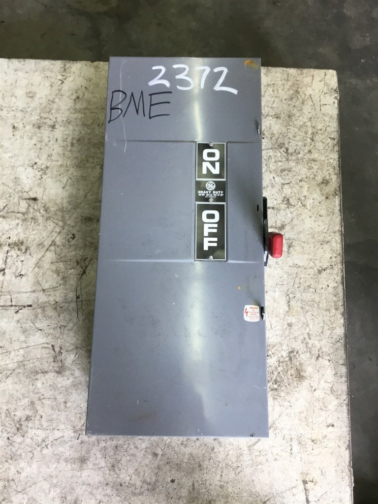 GENERAL ELECTRIC TH3364 200 AMP, 600 VAC DISCONNECT SWITCH TYPE 1 ENCLOSURE