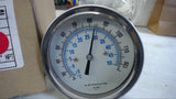 TERRICE B8320403 3 " BI-METAL THERMOMETER 25-125 , 1/2" NPT, 4" STEM LENGTH