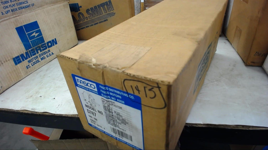 FASCO D787 1/3 CONDENSER FAN MOTOR, 208/230 VOLTS, SINGLE PHASE, 1625 RPM,