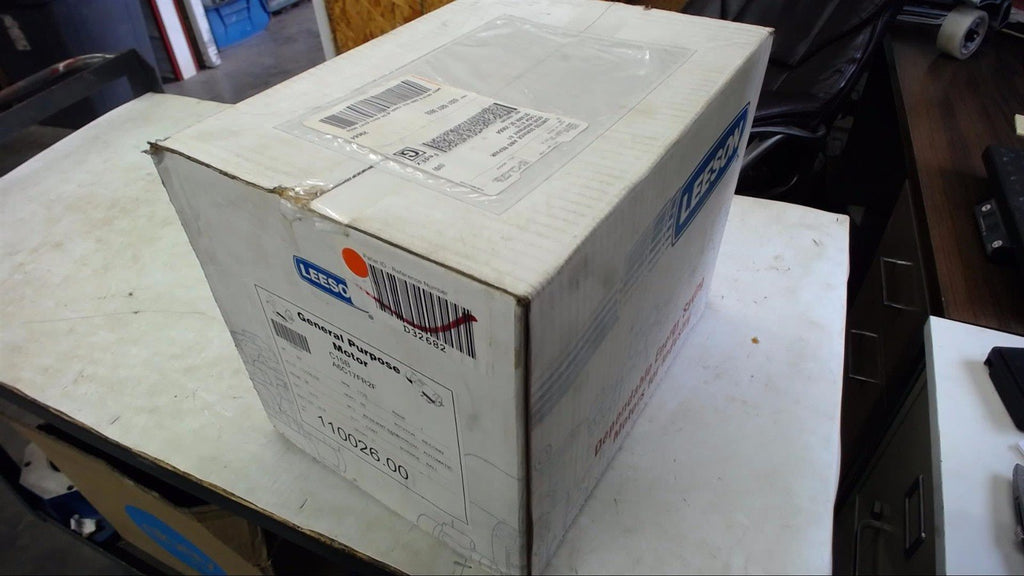 LEESON 110026.00 3/4 HP AC MOTOR 115/208-230 VOLTS, 1725 RPM, 4P, SINGLE PHASE,