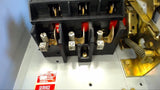 GE THN3361J 30 AMP SAFETY SWITCH 480 VOLT 3 PHASE 20 HP, 600 VOLTS MAX