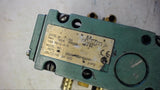 NUMATICS EBPEA SOLENID VALVE 150 PSI 24 VDC COIL MOUNTED ON MANIFOLD AS PICTURED