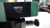 NUMATICS EBPEA SOLENID VALVE 150 PSI 24 VDC COIL MOUNTED ON MANIFOLD AS PICTURED