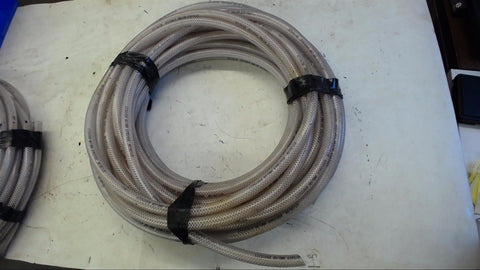 50+ FEET 85015469 AND/OR 85015223 FIBER REINFORCED NYLON / PLASTIC HOSE 3/8" ID