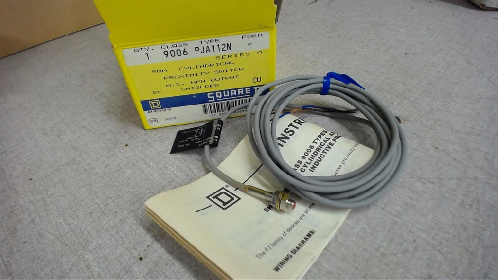 SQUARE D 9006 PJA112N PROXIMITY SWITCH N.C. OUTPUT 5MM