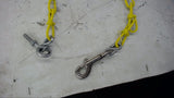LOT OF 20 -- 2-6 FT LONG PLASTIC COATED CHAIN