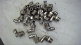 LOT OF 20---STAINLESS STEEL FITINGS -- 1/4" PIPE X 3/8"