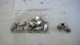 LOT OF 11 PCS ADAPTERS STAINLESS STEEL 1/4" PIPE X 3/8" TUBING