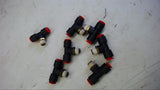 LOT OF 7-- TEESS 1/4" X 3/8" X 3/8"
