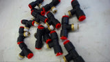 LOT OF 15 PCS PLASTIC TEES 1/4" TUBE X 1/8" PIPE