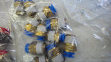 LOT OF 17 ASSORTED BRASS ADAPTERS