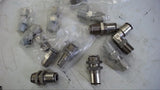 LOT OF 14 ASSORTED ADAPTERS AND 1 ELBOW 1/4" X 5/16"