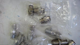 LOT OF 14 ASSORTED ADAPTERS AND 1 ELBOW 1/4" X 5/16"