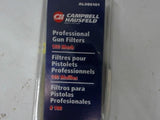 LOT OF 5 PKS OF 2 CAMPBELL HAUSFELD AL086101 PROFESSIONAL GUN FILTERS, 100 MESH
