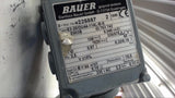 BAUER ES-20/DU44-11FL-B-S 0.040 KW GEAR MOTOR, 1620 RPM,