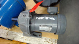 HITACHI GX DGE-0.75, 0.75 KW 4 POLE GEAR MOTOR, 200/220 VOLTS, 3 PHASE