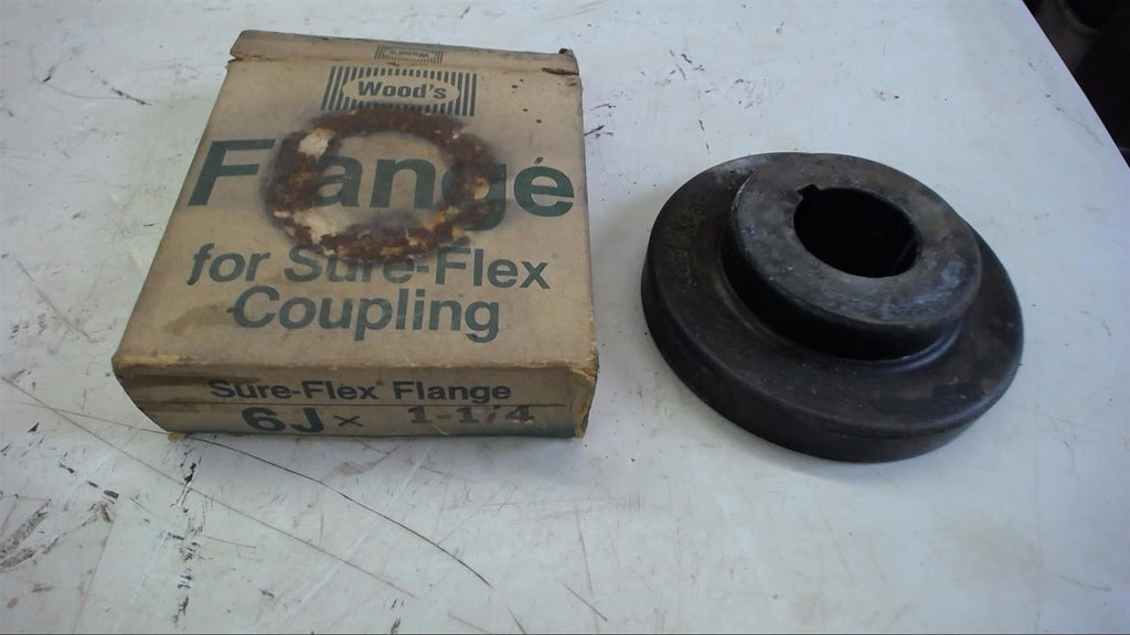TB WOODS 6JX1-1/4 SURE-FLEX FLANGE COUPLING 1-1/4" BORE