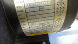 BALDOR M3534 .33 HP AC MOTOR 208-230/460 VOLTS, 1725 RPM, 4P, 56 FRAME, 3 PHASE