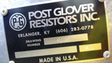 POST GLOVER RESISTORE 41102E DRAWING NUMBER, 9410