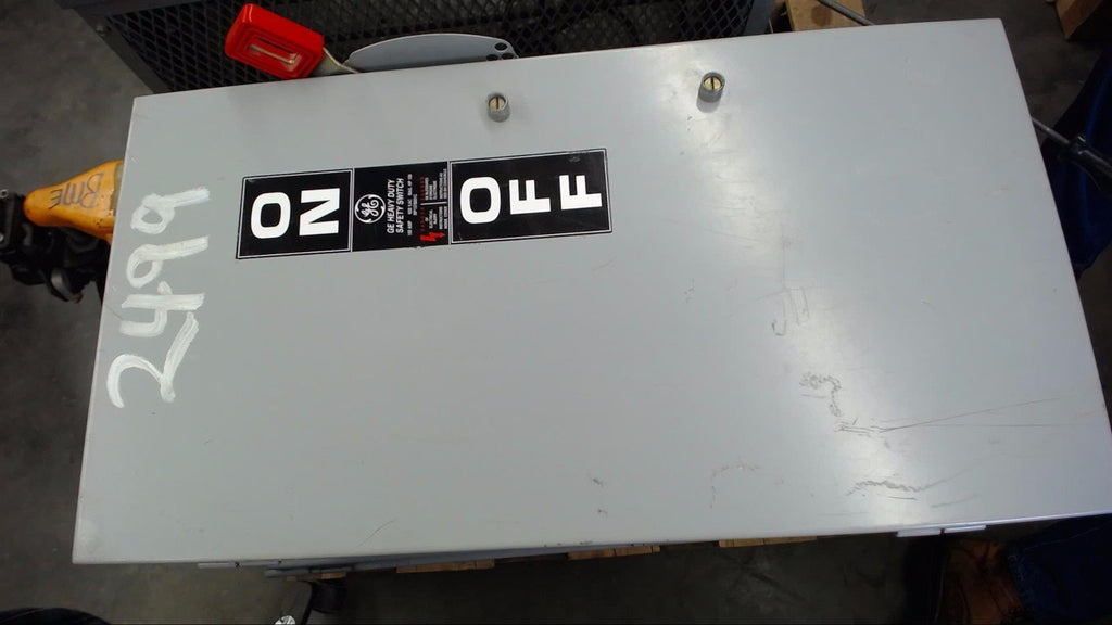 GE THN3363J 100 AMP, NON FUSIBLE SAFETY SWITCH 600 VOLTS