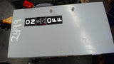GE THN3363J 100 AMP, NON FUSIBLE SAFETY SWITCH 600 VOLTS