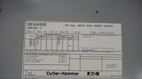 CUTLER-HAMMER DH364UGK 200 AMP NON FUSIBLE SAFETY SWITCH 250 VOLT, 3 POLE
