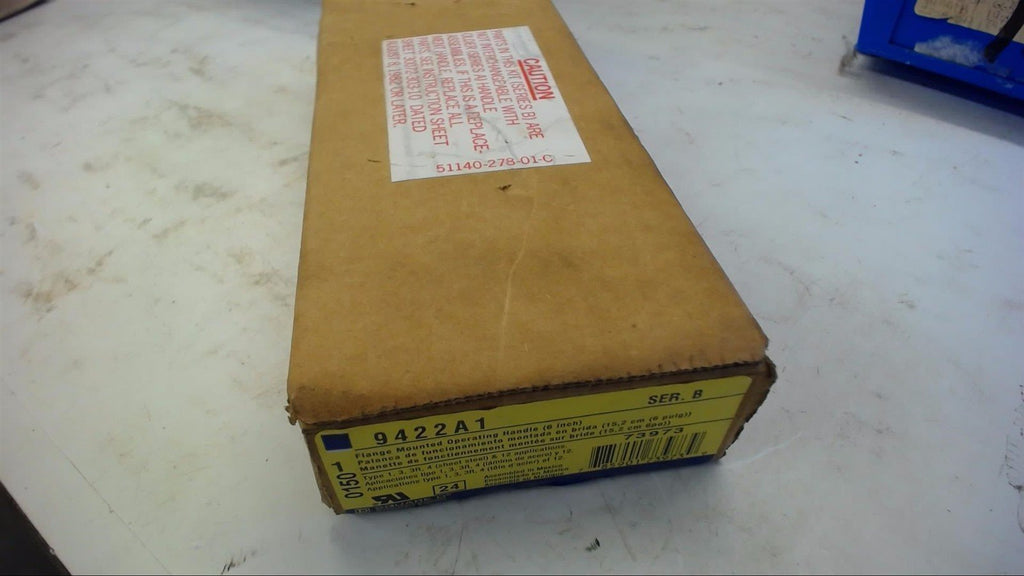 SQUARE D 9422A1 FLANGE MOUNTED OPERATING HANDLE, 6 INCH