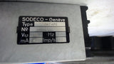 SODECO 2TCEF4PE 4 DIGIT COUNTER NO 848 100 VOLTS, 50 HZ, 40 MA,