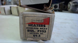 LOT OF 4 -- CLARK S9.5 OVERLOAD RELAY HEATER