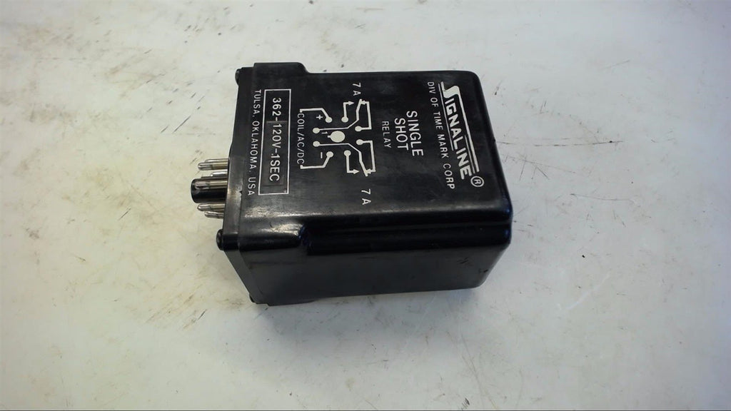 SIGNALINE SINGLE SHOT RELAY 362-120V-1SEC RELAY TIMER