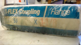 LOVEJOY 5J X 1-1/8 S-FLEX FLANGE COUPLING