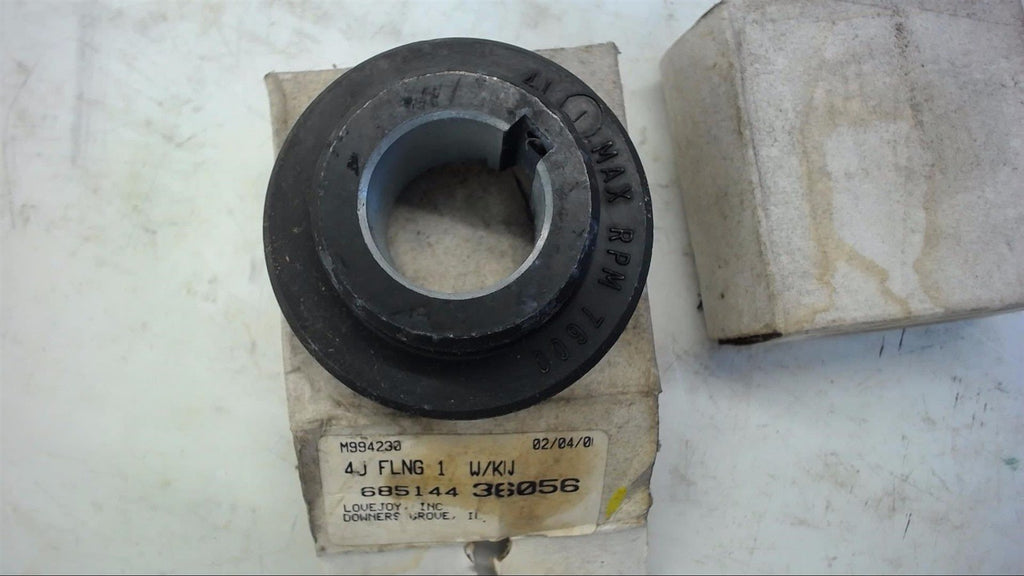LOT OF 2-- LOVEJOY 4J FLANGE COUPLING 1" BORE