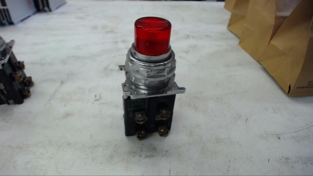 RED PUSHBUTTON 240 VOLT, 50/60 HZ,