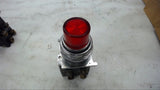 RED PUSHBUTTON 240 VOLT, 50/60 HZ,