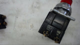 RED PUSHBUTTON 240 VOLT, 50/60 HZ,