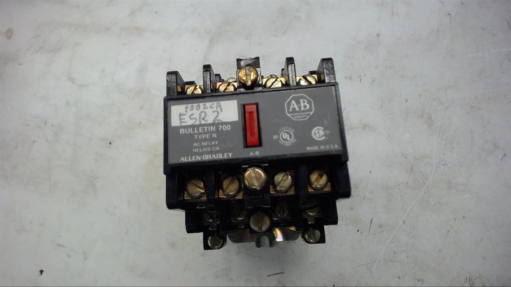 ALLEN-BRADLEY 700-B400A1 AC RELAY 72-120 VOLTS 60 AMPS