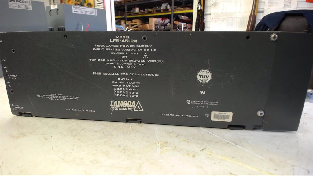 LAMBDA LFS-45-24 POWER SUPPLY 95-132 VAC INPUT, 47-63 HZ