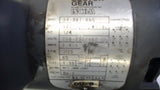BALDOR BOSTON GEAR AC MOTOR 34-381-895 1/4 HP 208-230/460 V 1725 RPM 4P, 56C FR